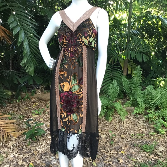 Hal and bobs Dresses & Skirts - Vintage Hal’s &Bobs lace velvet Dress